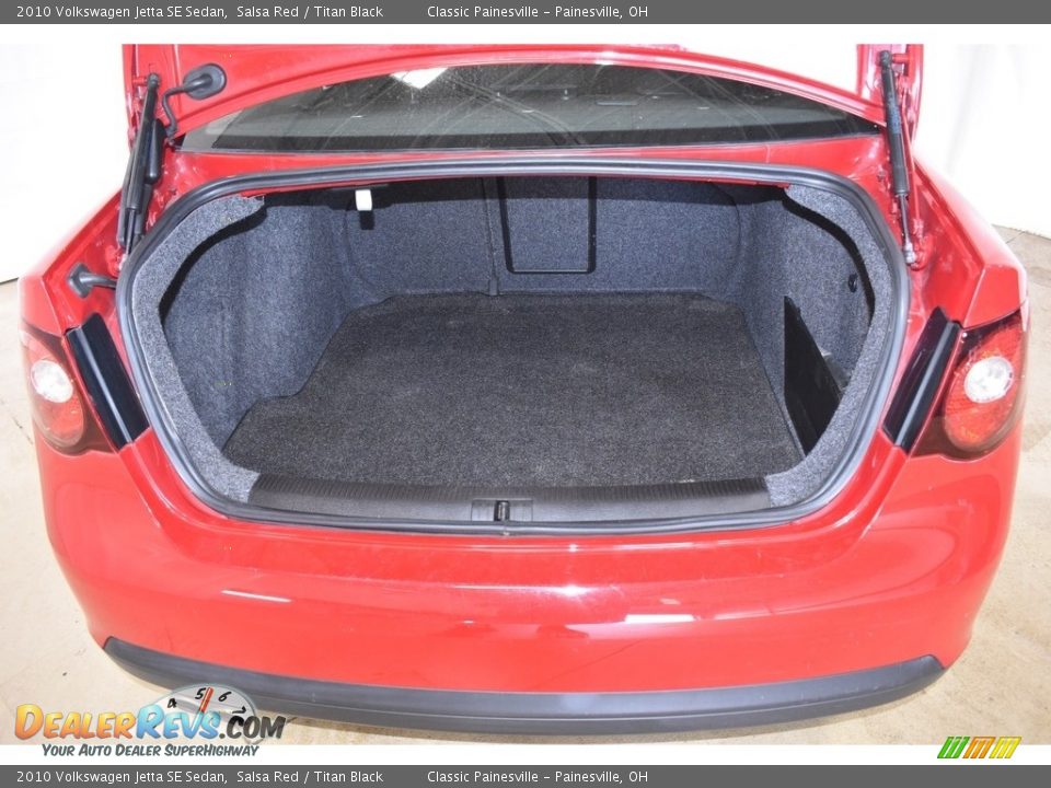 2010 Volkswagen Jetta SE Sedan Salsa Red / Titan Black Photo #10