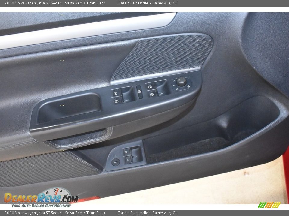 2010 Volkswagen Jetta SE Sedan Salsa Red / Titan Black Photo #11