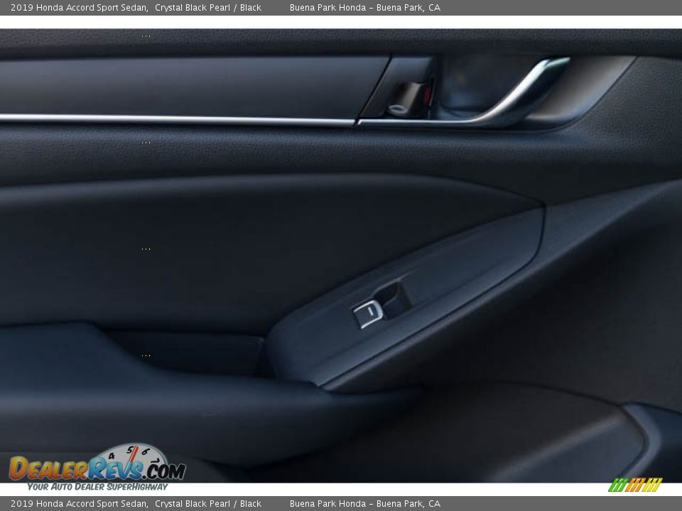 2019 Honda Accord Sport Sedan Crystal Black Pearl / Black Photo #35