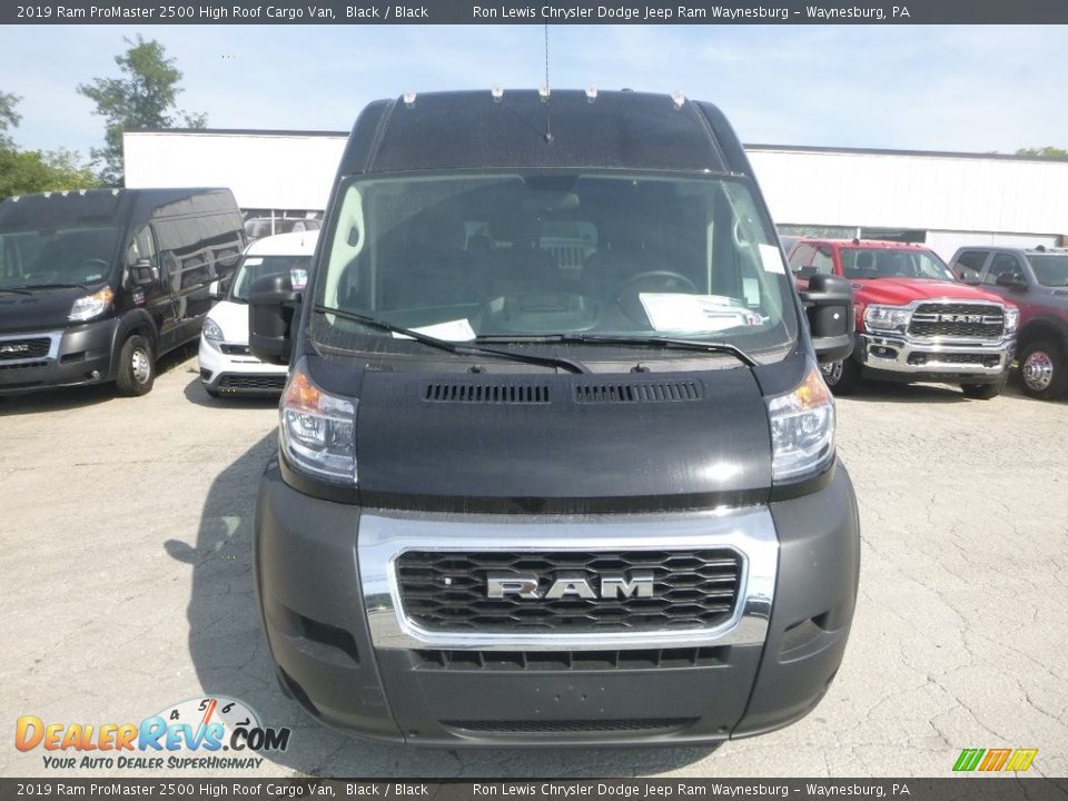 2019 Ram ProMaster 2500 High Roof Cargo Van Black / Black Photo #8