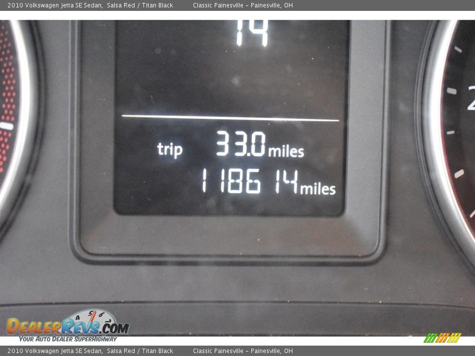 2010 Volkswagen Jetta SE Sedan Salsa Red / Titan Black Photo #17
