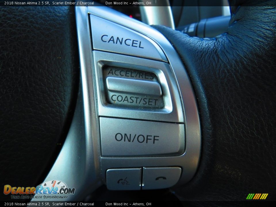 2018 Nissan Altima 2.5 SR Scarlet Ember / Charcoal Photo #32