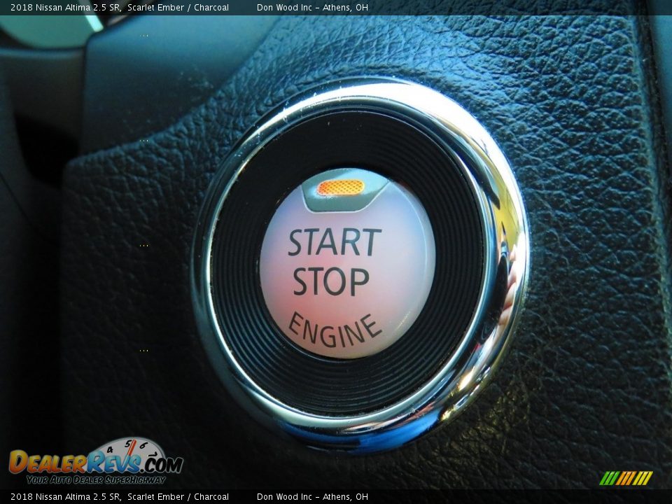 2018 Nissan Altima 2.5 SR Scarlet Ember / Charcoal Photo #36