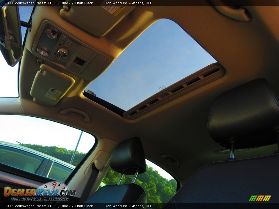 2014 Volkswagen Passat TDI SE Black / Titan Black Photo #2