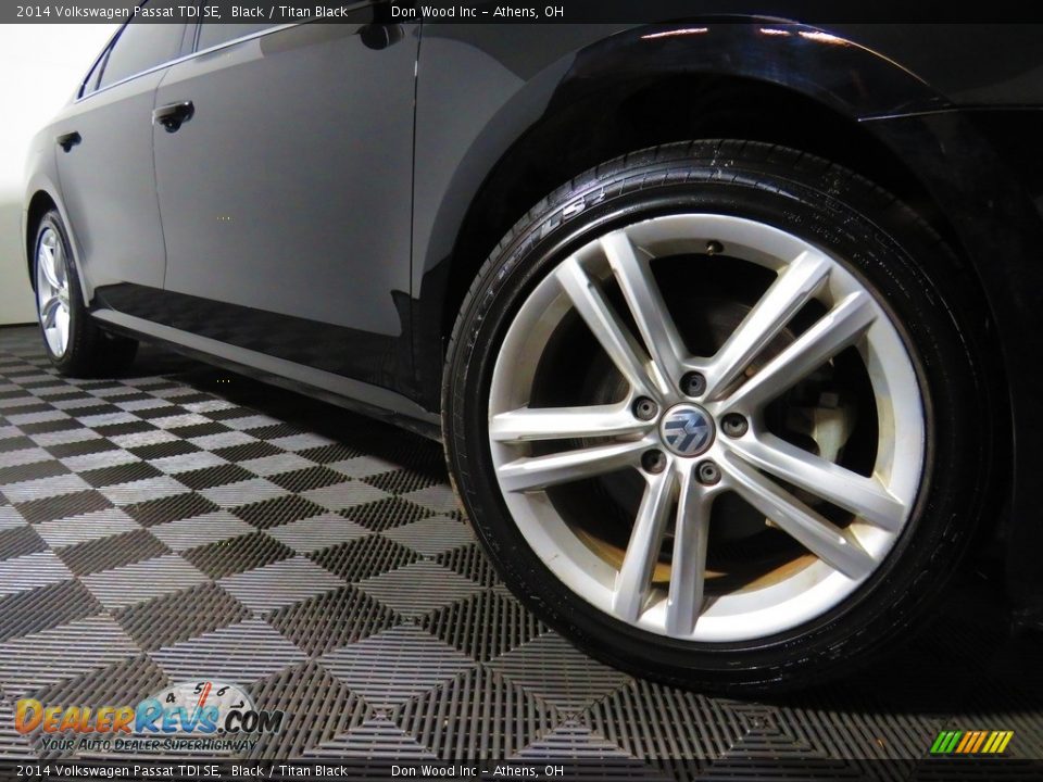 2014 Volkswagen Passat TDI SE Black / Titan Black Photo #4