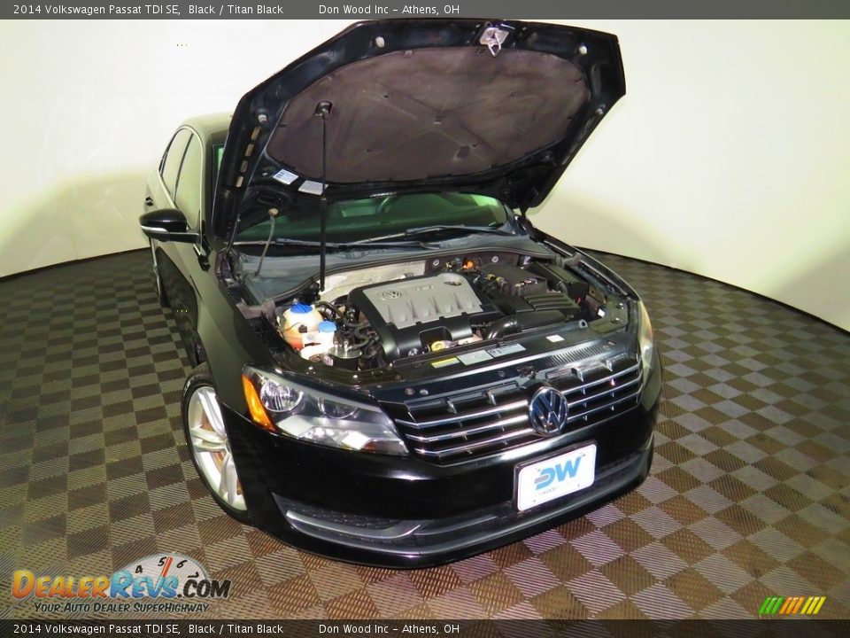 2014 Volkswagen Passat TDI SE Black / Titan Black Photo #6