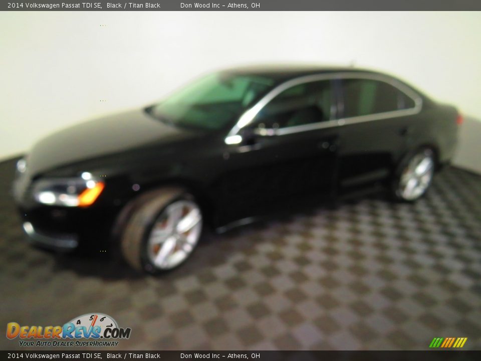 2014 Volkswagen Passat TDI SE Black / Titan Black Photo #8