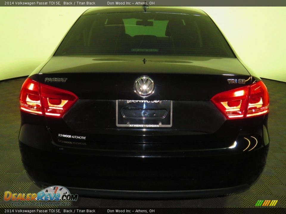 2014 Volkswagen Passat TDI SE Black / Titan Black Photo #13