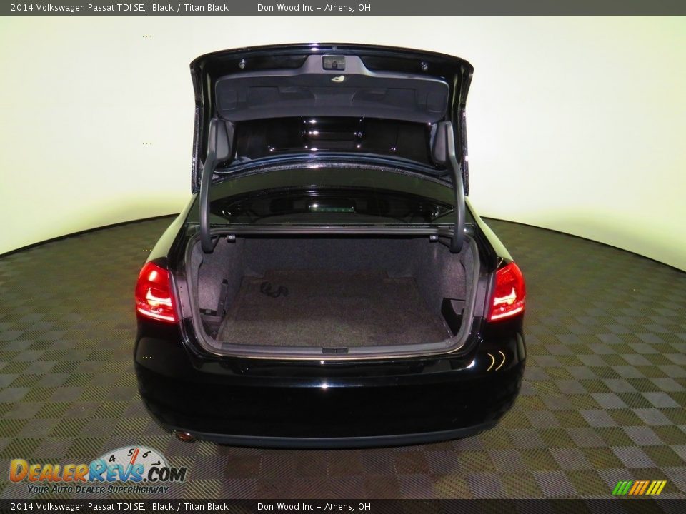2014 Volkswagen Passat TDI SE Black / Titan Black Photo #14