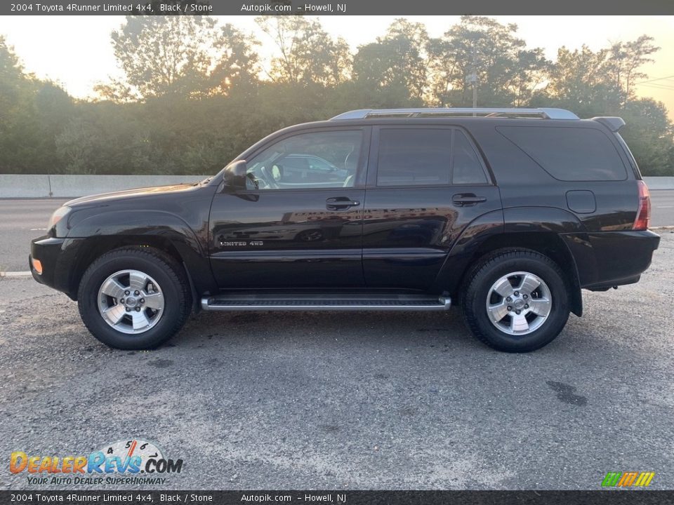 2004 Toyota 4Runner Limited 4x4 Black / Stone Photo #6