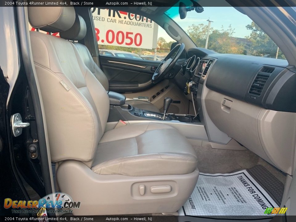 2004 Toyota 4Runner Limited 4x4 Black / Stone Photo #13