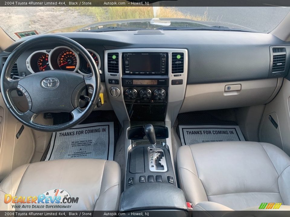 2004 Toyota 4Runner Limited 4x4 Black / Stone Photo #14