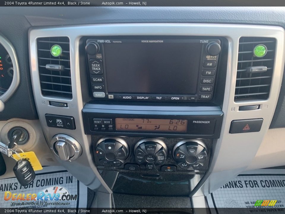 2004 Toyota 4Runner Limited 4x4 Black / Stone Photo #15