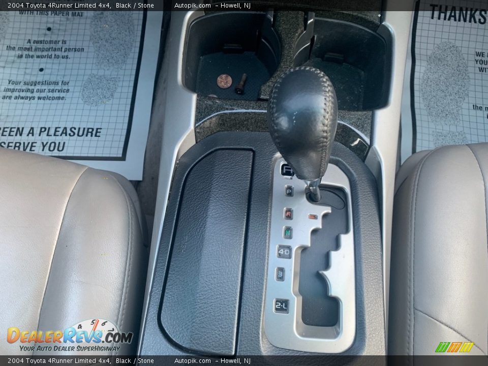 2004 Toyota 4Runner Limited 4x4 Black / Stone Photo #16