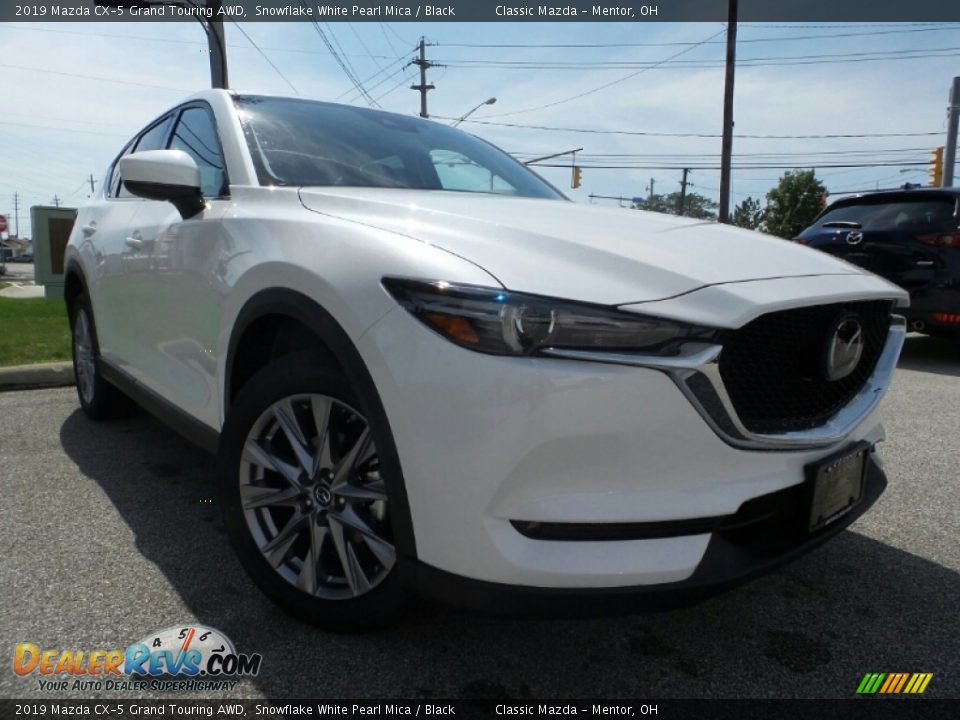 2019 Mazda CX-5 Grand Touring AWD Snowflake White Pearl Mica / Black Photo #1