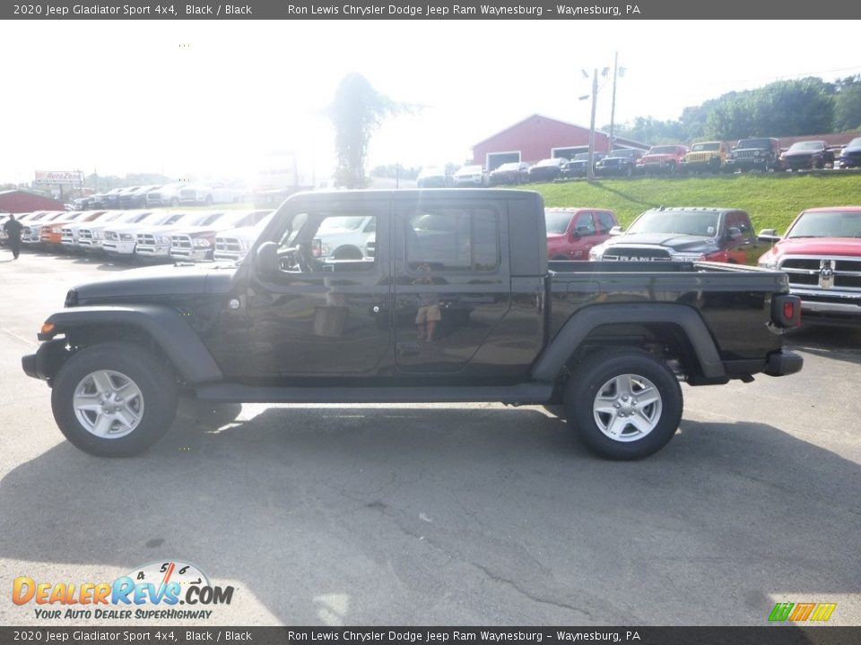 2020 Jeep Gladiator Sport 4x4 Black / Black Photo #2