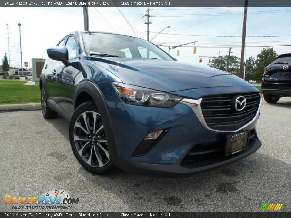 2019 Mazda CX-3 Touring AWD Eternal Blue Mica / Black Photo #1