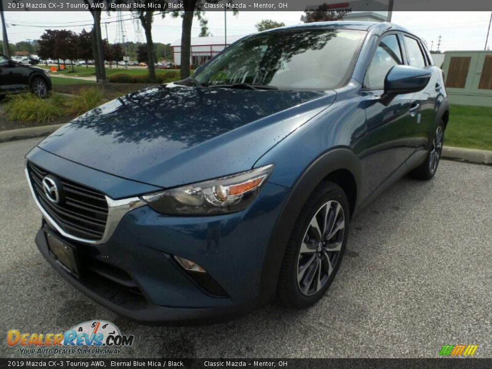 2019 Mazda CX-3 Touring AWD Eternal Blue Mica / Black Photo #3