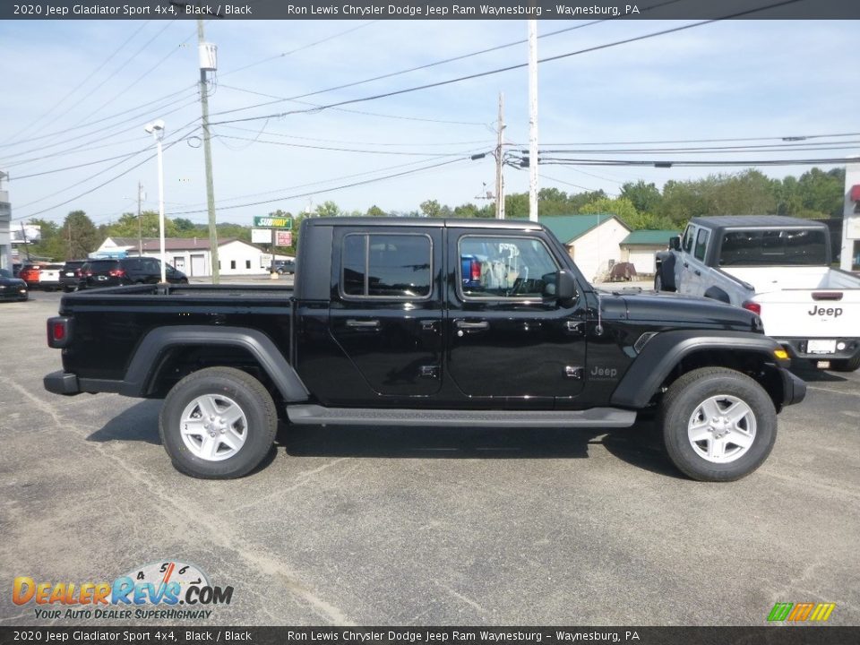 2020 Jeep Gladiator Sport 4x4 Black / Black Photo #6