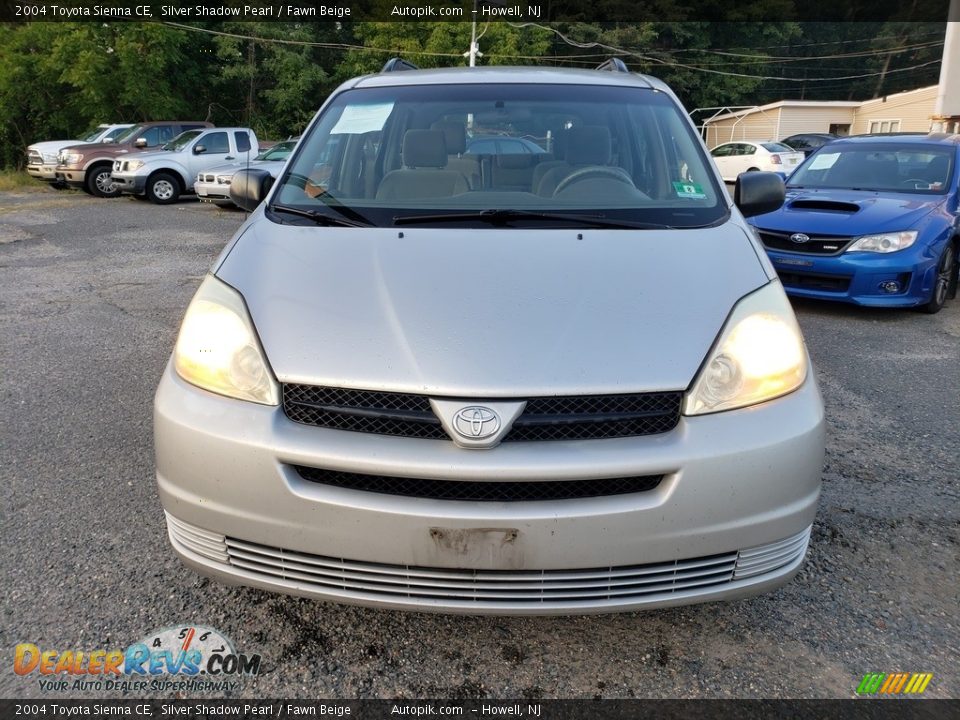 2004 Toyota Sienna CE Silver Shadow Pearl / Fawn Beige Photo #7