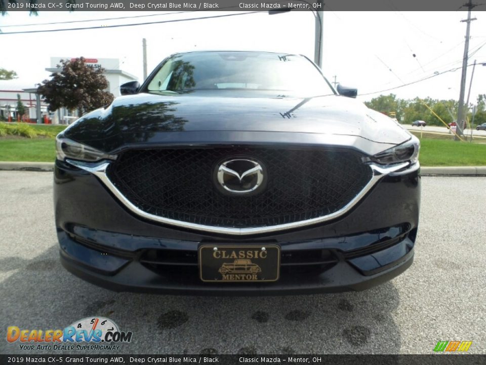 2019 Mazda CX-5 Grand Touring AWD Deep Crystal Blue Mica / Black Photo #2