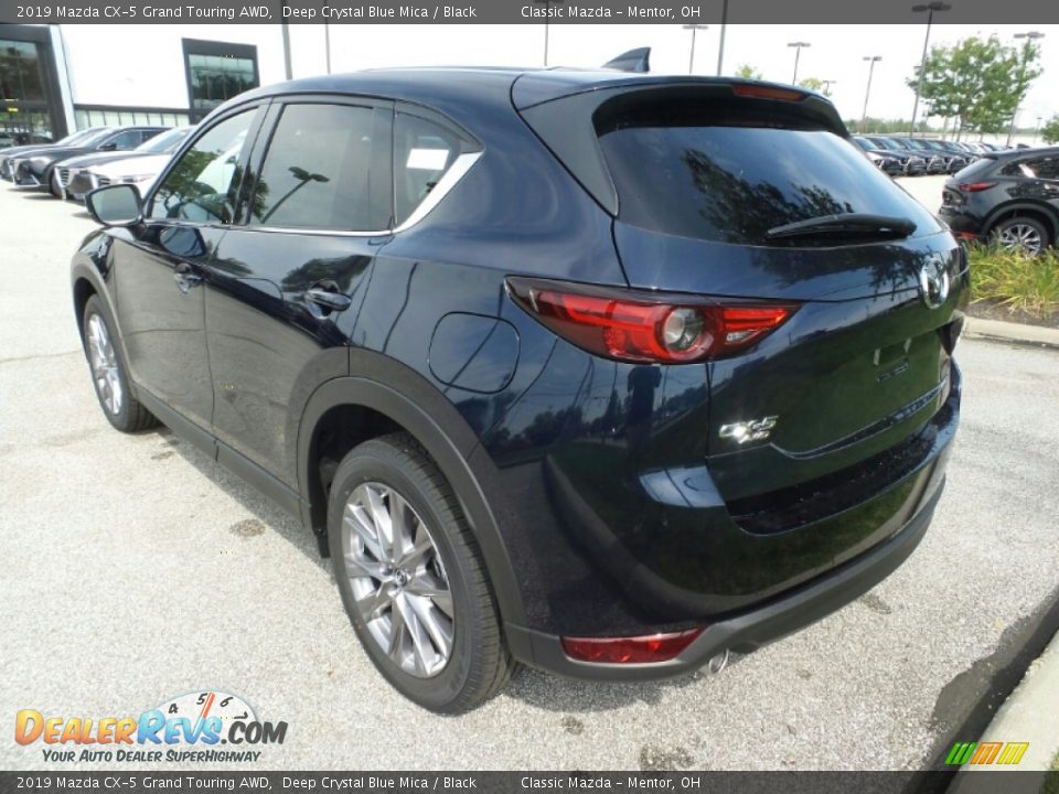 2019 Mazda CX-5 Grand Touring AWD Deep Crystal Blue Mica / Black Photo #5