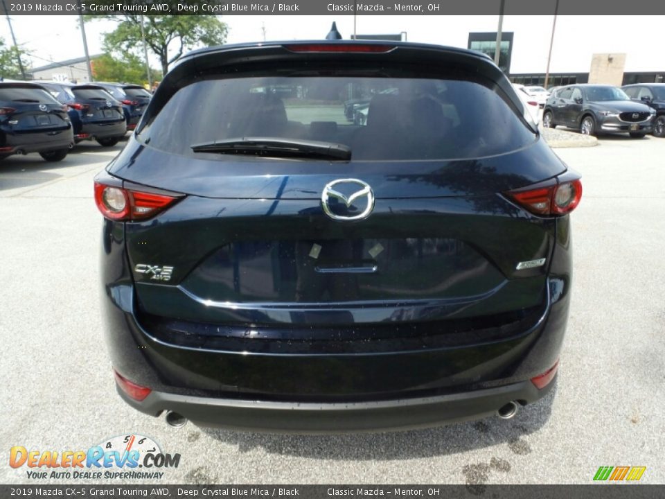 2019 Mazda CX-5 Grand Touring AWD Deep Crystal Blue Mica / Black Photo #6