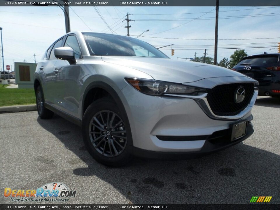 2019 Mazda CX-5 Touring AWD Sonic Silver Metallic / Black Photo #1