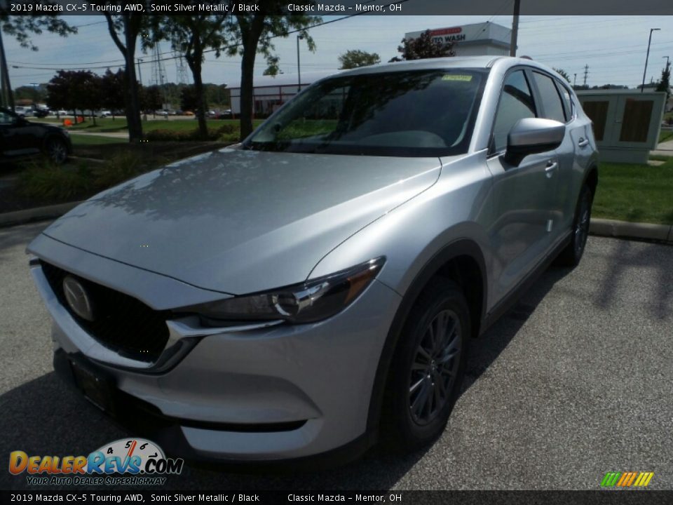 2019 Mazda CX-5 Touring AWD Sonic Silver Metallic / Black Photo #3