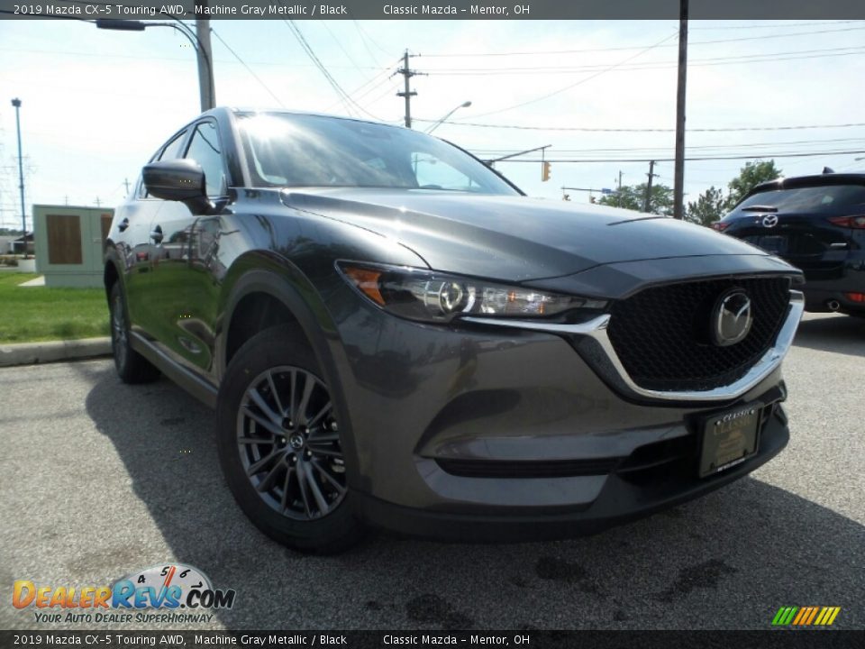 2019 Mazda CX-5 Touring AWD Machine Gray Metallic / Black Photo #1