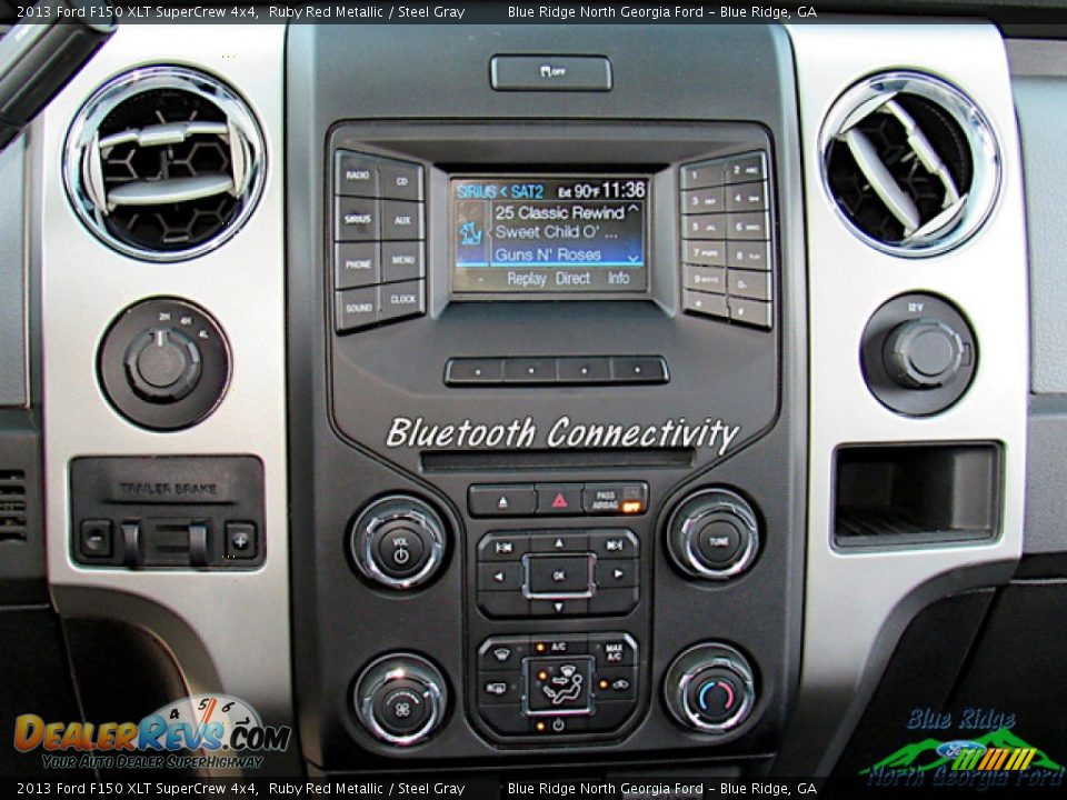 2013 Ford F150 XLT SuperCrew 4x4 Ruby Red Metallic / Steel Gray Photo #18