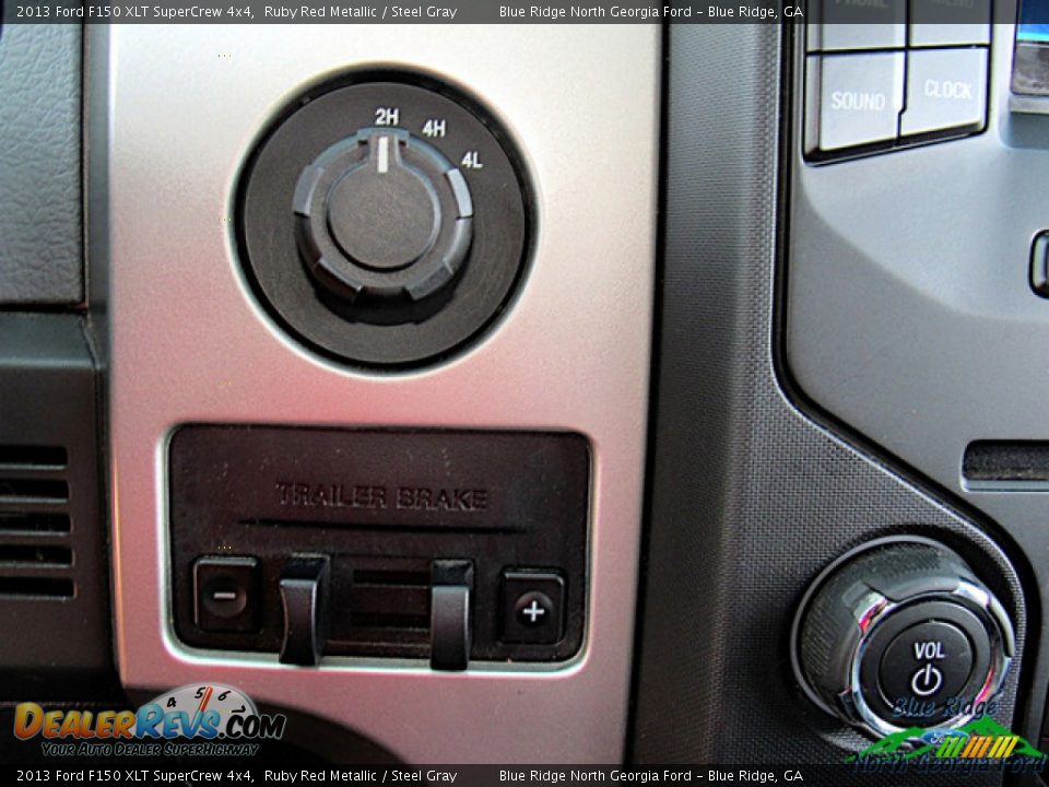 2013 Ford F150 XLT SuperCrew 4x4 Ruby Red Metallic / Steel Gray Photo #22