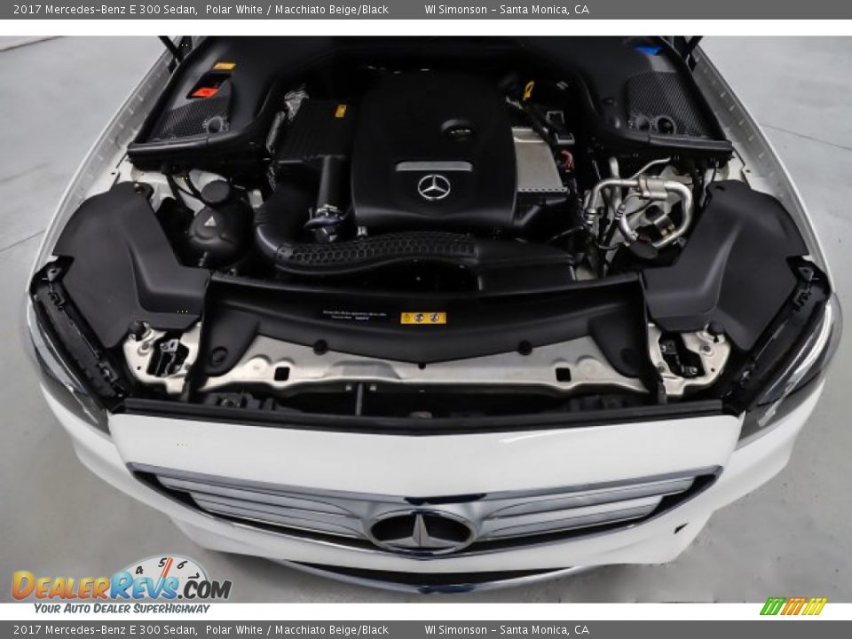 2017 Mercedes-Benz E 300 Sedan Polar White / Macchiato Beige/Black Photo #16