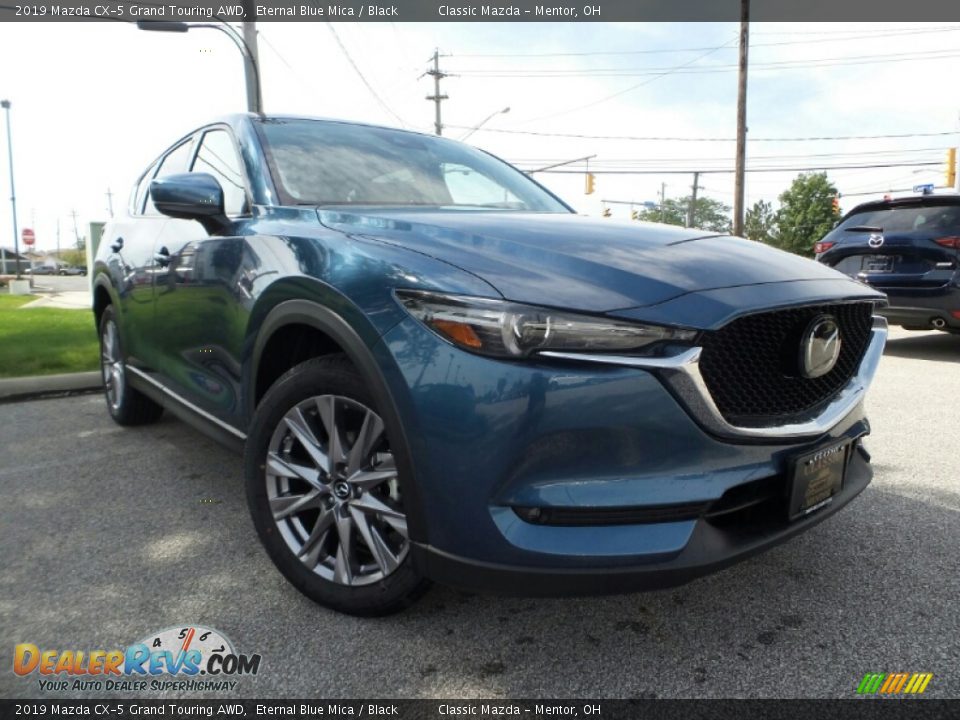 2019 Mazda CX-5 Grand Touring AWD Eternal Blue Mica / Black Photo #1