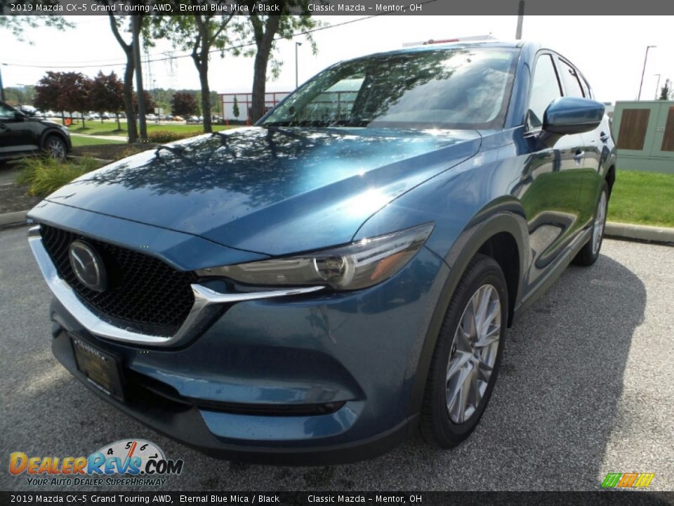 2019 Mazda CX-5 Grand Touring AWD Eternal Blue Mica / Black Photo #3