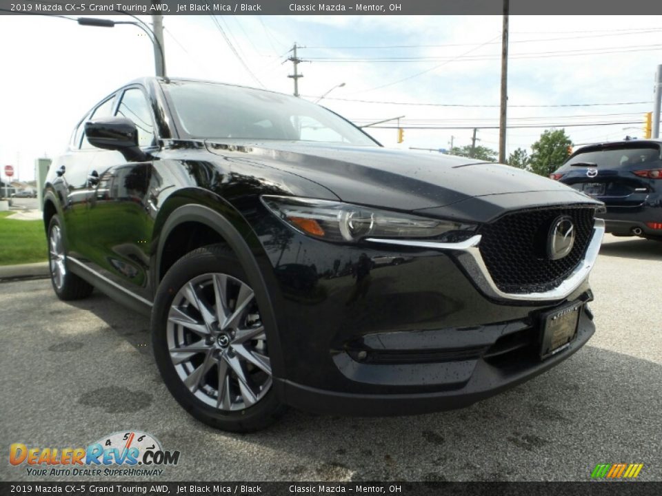 2019 Mazda CX-5 Grand Touring AWD Jet Black Mica / Black Photo #1