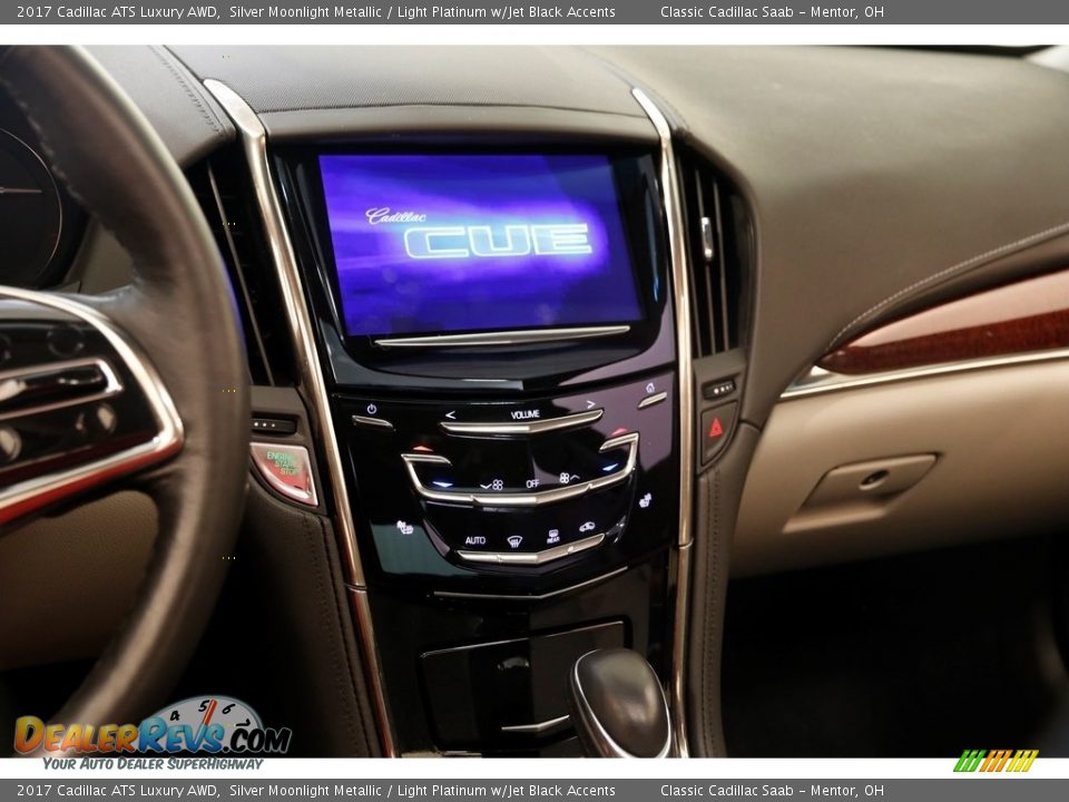 2017 Cadillac ATS Luxury AWD Silver Moonlight Metallic / Light Platinum w/Jet Black Accents Photo #9