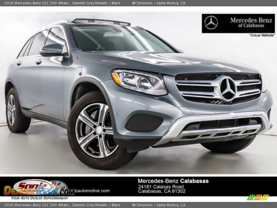 2016 Mercedes-Benz GLC 300 4Matic Selenite Grey Metallic / Black Photo #1