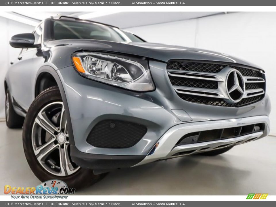 2016 Mercedes-Benz GLC 300 4Matic Selenite Grey Metallic / Black Photo #2