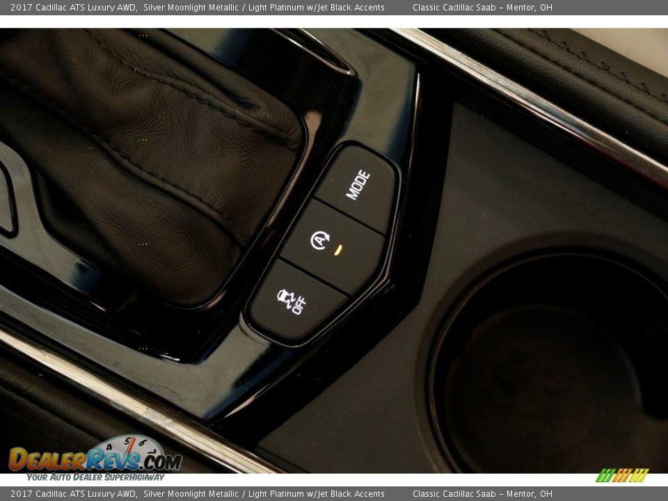 2017 Cadillac ATS Luxury AWD Silver Moonlight Metallic / Light Platinum w/Jet Black Accents Photo #16