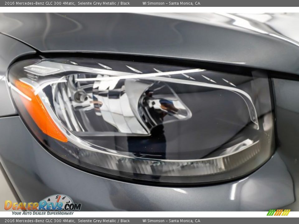 2016 Mercedes-Benz GLC 300 4Matic Selenite Grey Metallic / Black Photo #3