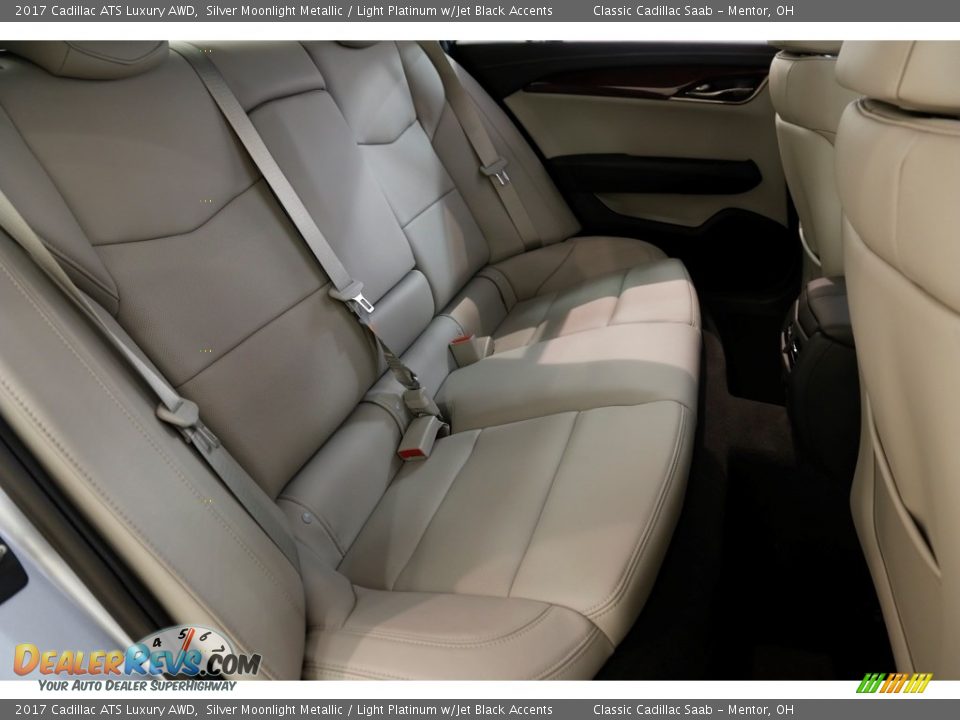 2017 Cadillac ATS Luxury AWD Silver Moonlight Metallic / Light Platinum w/Jet Black Accents Photo #18