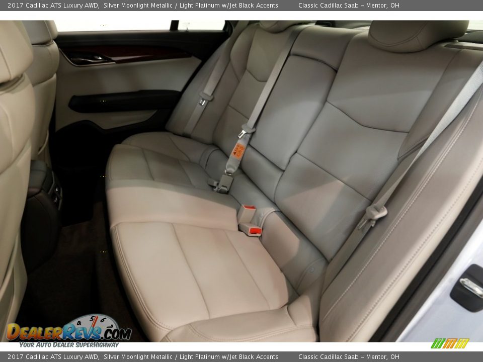 2017 Cadillac ATS Luxury AWD Silver Moonlight Metallic / Light Platinum w/Jet Black Accents Photo #19