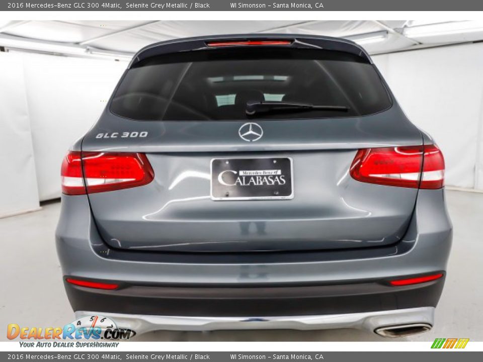 2016 Mercedes-Benz GLC 300 4Matic Selenite Grey Metallic / Black Photo #6