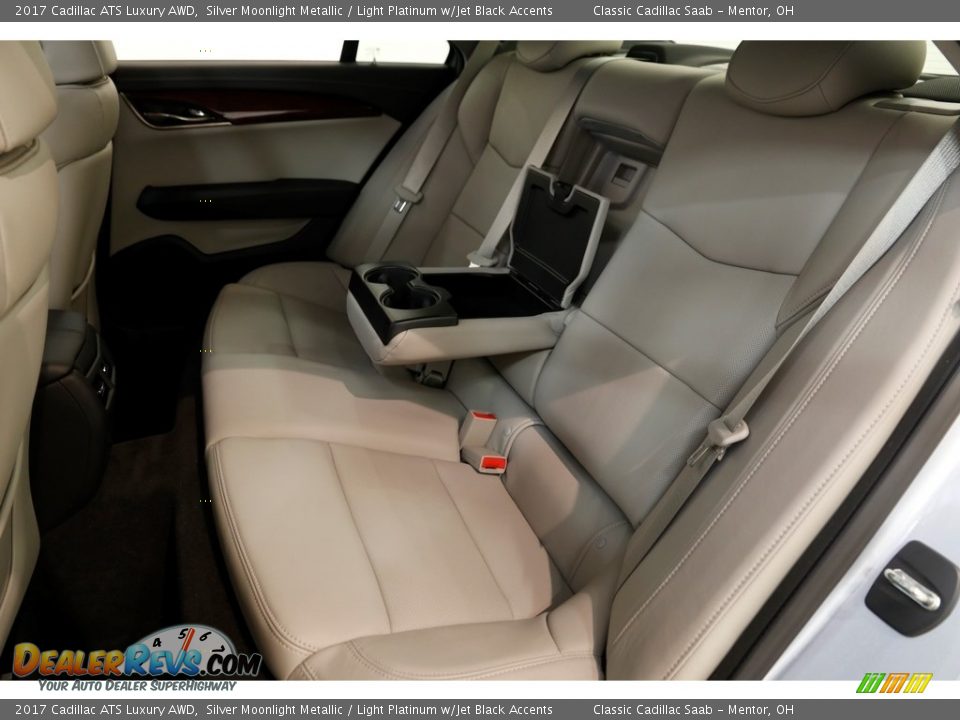2017 Cadillac ATS Luxury AWD Silver Moonlight Metallic / Light Platinum w/Jet Black Accents Photo #20