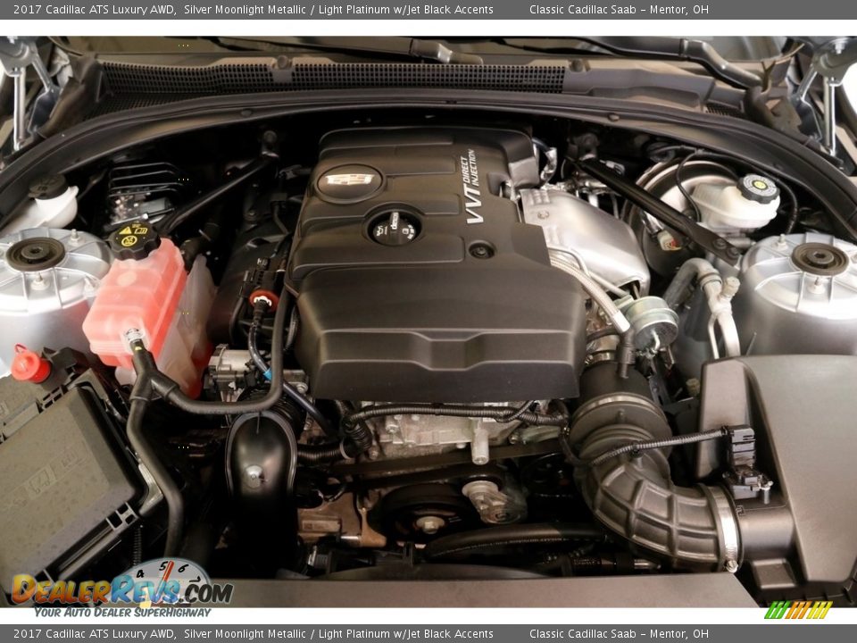 2017 Cadillac ATS Luxury AWD Silver Moonlight Metallic / Light Platinum w/Jet Black Accents Photo #22