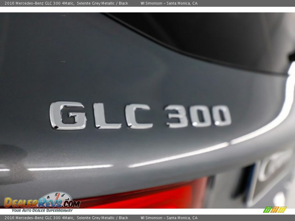 2016 Mercedes-Benz GLC 300 4Matic Selenite Grey Metallic / Black Photo #9