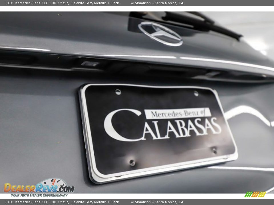 2016 Mercedes-Benz GLC 300 4Matic Selenite Grey Metallic / Black Photo #10