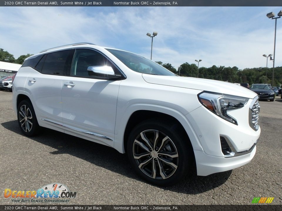 2020 GMC Terrain Denali AWD Summit White / Jet Black Photo #3