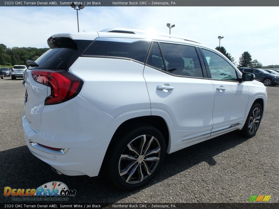 2020 GMC Terrain Denali AWD Summit White / Jet Black Photo #5